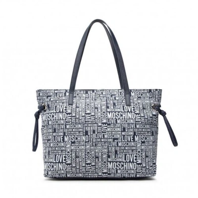 Pre-owned Moschino Love  - Denim￼ Shoulder Bag - Women - [brand New] - Navy - Genuine