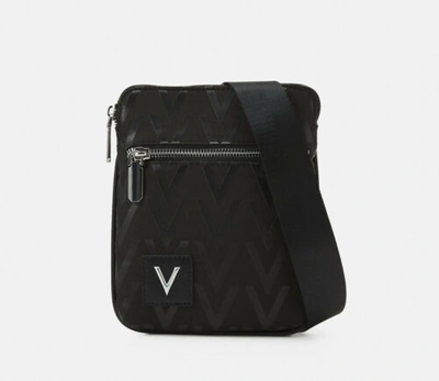 Pre-owned Valentino By Mario Valentino - Mono Across Body Bag - Men - [brand New] - Black