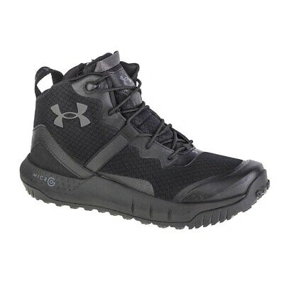 Pre-owned Under Armour Shoes Tactical Men  Micro Valsetz Zip 3023747001 Black