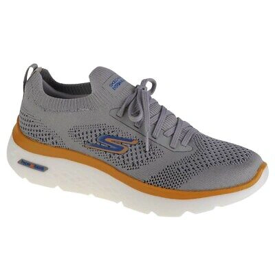 Pre-owned Skechers Shoes Universal Men  Go Walk Hyper Burst 216083gry Grey