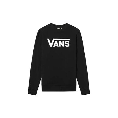 Pre-owned Vans Sweatshirts Universal Women  Wm Classic V Crew Vn0a4s97blk1 Black