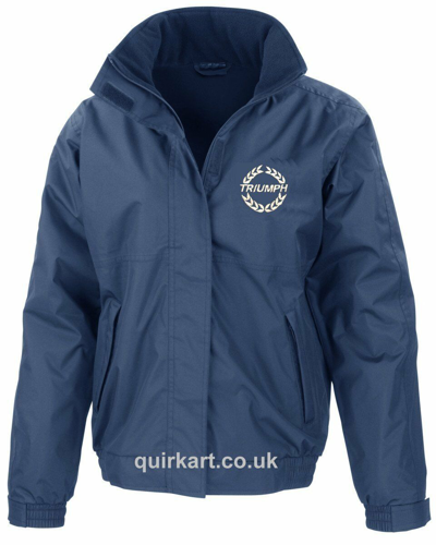 Pre-owned Quirkart Triumph Tr7 Tr5 Tr6 Tr8 Gt6 Embroidered Bomber Jacket Personalised Free P&p