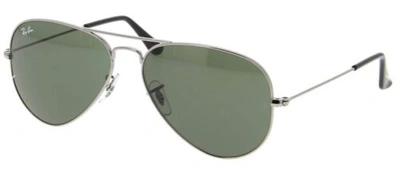 Pre-owned Ray Ban Ray-ban Rb3025 Sunglasses W0879 Gunmetal/green