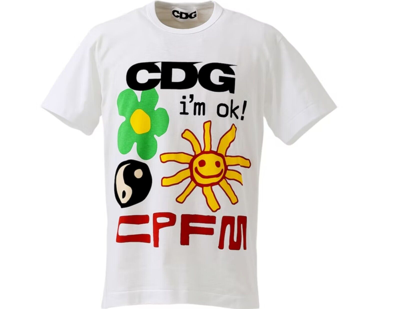 Pre-owned Cactus Plant Flea Market Cdg X  I'm Okay T-shirt 2021 - Medium