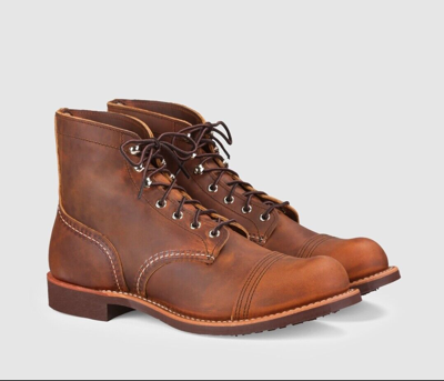 Pre-owned Red Wing Shoes Red Wing // Iron Ranger 8085 Copper // With Free Red Wing Mink Oil