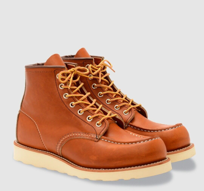 Pre-owned Red Wing Shoes Red Wing // Classic Toe Boots 875 Oro Legacy // With Free Red Wing Mink Oil