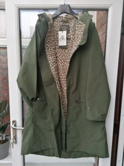 Pre-owned Barbour Womens  X House Of Hackney Clarence Waterproof Jacket Uk12 Rrp£279