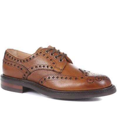 Pre-owned Cheaney Mens Stratford Leather Derby Brogues