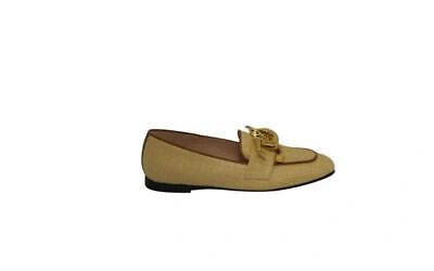 Pre-owned Bianca Di 7002a Loafers Woman Open (beige N.39)