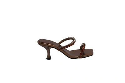 Pre-owned Jeffrey Campbell Women's Sandals Jc-1058-1-2 Bronze ( N.38)