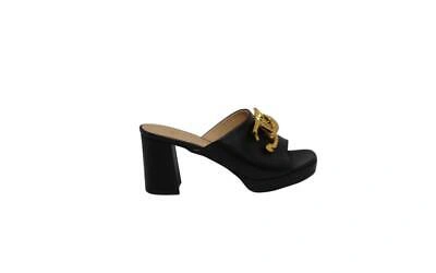 Pre-owned Bianca Di 2713 Women's Sandals Open (black N.37)