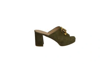 Pre-owned Bianca Di 2713 Women's Sandals Open (green N.37)