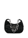 PHILIPP PLEIN CRYSTAL-EMBELLISHED TOTE BAG