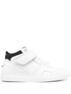 Zadig & Voltaire Logo-print Touch-strap Sneakers In Weiss