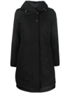 Woolrich Weoka Down-padded Parka In Schwarz