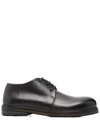 MARSÈLL POLISHED LACE-UP BROGUE SHOES
