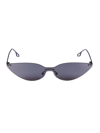 Philo Celeste 142mm Cat Eye Sunglasses In Black