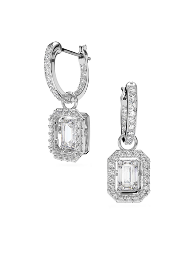 Swarovski Millenia Dancing Crystal Drop Earrings In Silver