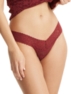 Hanky Panky Low-rise Thong In Lipstick