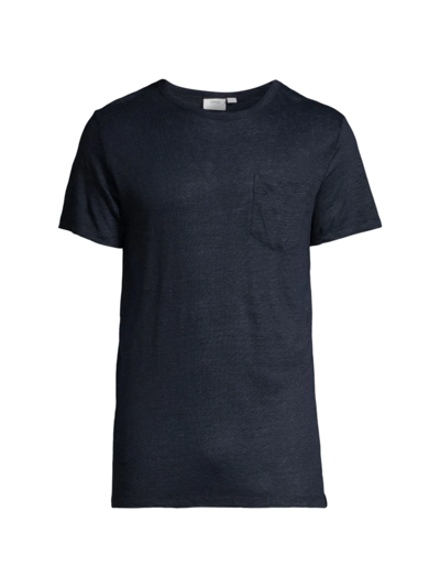 Onia Linen Chest Pocket T-shirt In Nocolor