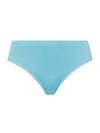 Hanro Touch Feeling Mid-rise Stretch-knit Briefs In Soft Cyan
