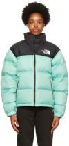 The North Face 1996 Nuptse Tie-dyed Quilted Down Jacket In Wasabi