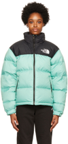 Shop The North Face Blue 1996 Retro Nuptse Down Jacket In 6r7 Wasabi
