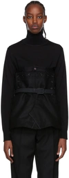Maison Margiela Black Bodice Camisole In 900 Black