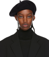 MAISON MARGIELA BLACK WOOL BERET