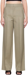 Gauchère Taupe Wide-leg Trousers In 4100 Greige