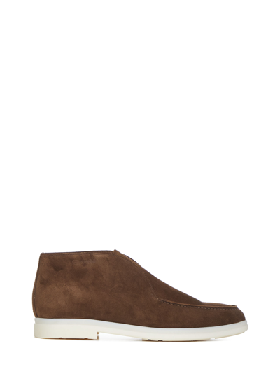 Church's Brown Suede Girvan Slip-on Boots