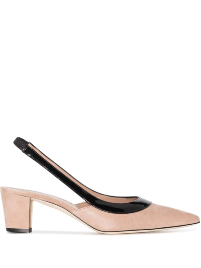 Manolo Blahnik Golpeso 50mm Pointed Pumps In White