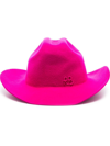 RUSLAN BAGINSKIY LOGO-EMBROIDERED COWBOY HAT