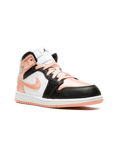 Jordan Kids'  1 Mid Sneakers In Pink