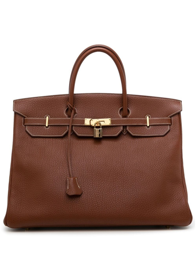 Pre-owned Hermes 2000s  Birkin 40 Bag In Brown