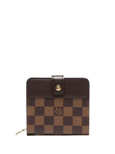 Pre-owned Louis Vuitton 2003  Compact Wallet In Brown