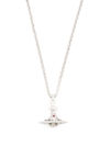 Vivienne Westwood Orb Pendant Necklace In Silver