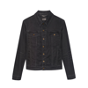 Saint Laurent Loose-cut Denim Jacket In Black