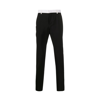 Valentino Side-stripe Tailored Trousers In Black