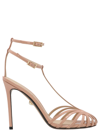 Alevì Stella 110 Sandals In Powder Patent Leather In Rosa
