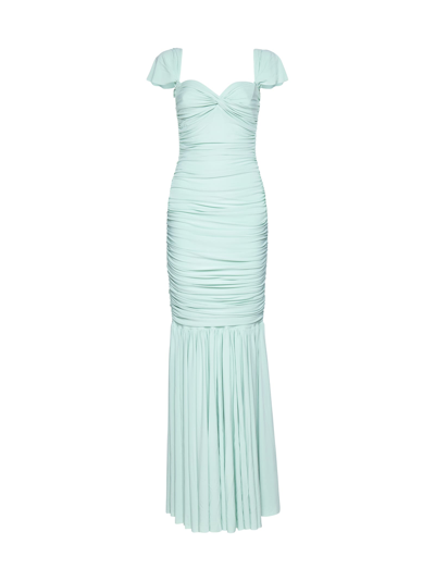 zahara blue and white floral print midi dress Blue Floral Midi Dress