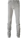 DIESEL DIESEL BLACK GOLD EXTENDED LEG SKINNY TROUSERS - GREY,TYPE261400SQWHBG8RB11806677