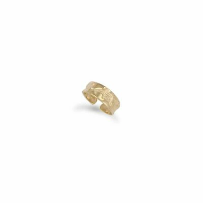 Pre-owned Markenlos 9ct Gelbgold Zeh Ring