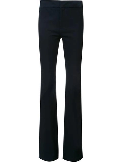 Derek Lam 10 Crosby Crosby Flared Trousers In Blue