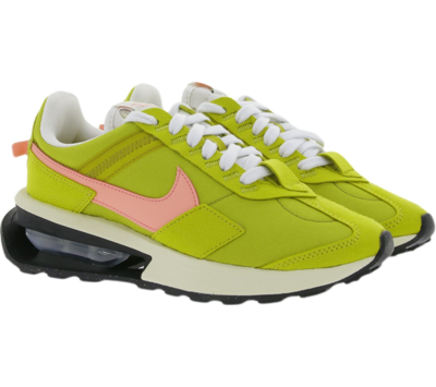 Pre-owned Nike Air Max Pre-day Lx Damen Sneaker Nachhaltig Retro-turnschuhe Gelb/pink