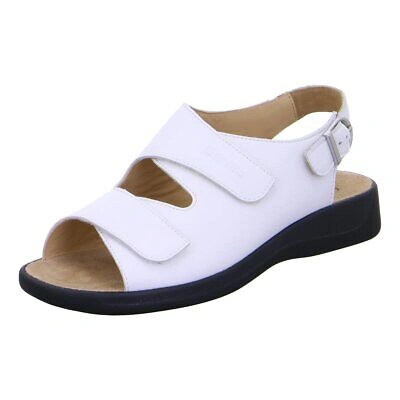 Pre-owned Ganter Damen Sandaletten Monica Sandalette Milk 202511-0600 Weiss 1288786