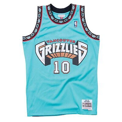 Pre-owned Mitchell & Ness Swingman Mesh Jersey Vancouver Grizzlies 1998-99 Mike Bibby