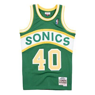 Pre-owned Mitchell & Ness Swingman Mesh Jersey Seattle Supersonics 1994-95 Shawn Kemp