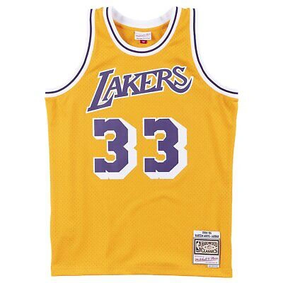 Pre-owned Mitchell & Ness Swingman Mesh Jersey La Lakers 1984-85 Kareem Abdul-jabbar