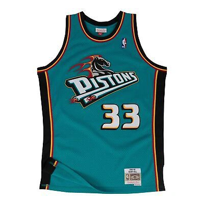 Pre-owned Mitchell & Ness M&n Swingman Mesh Jersey Detroit Pistons 1998-99 Grant Hill